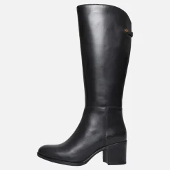 Dame Nieuwe Kniehoge Laarzen Zwart