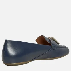 Dame Palmaria Tassel Loafers Blå/​Lys Guld