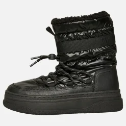 Dame Paradis Høj Nylon Sne støvler Sort