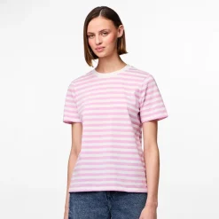 Dame Ria Stribet T-shirt Pastel Lavender