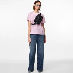 Dame Ria Stribet T-shirt Pastel Lavender