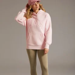 Dame Riddy Oversized Hættetrøje Pink Frost
