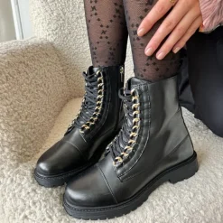 Dame Rock 22 Støvler 039 Black Gold