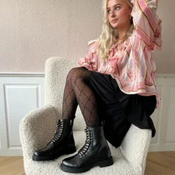 Dame Rock 22 Støvler 039 Black Gold