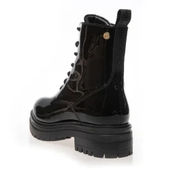 Dame Rocka Laze Støvler 0011 Sort Lak