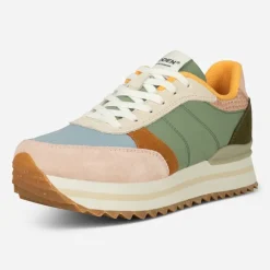 Dame Ronja Plateau Sneakers 911 Algae Multi