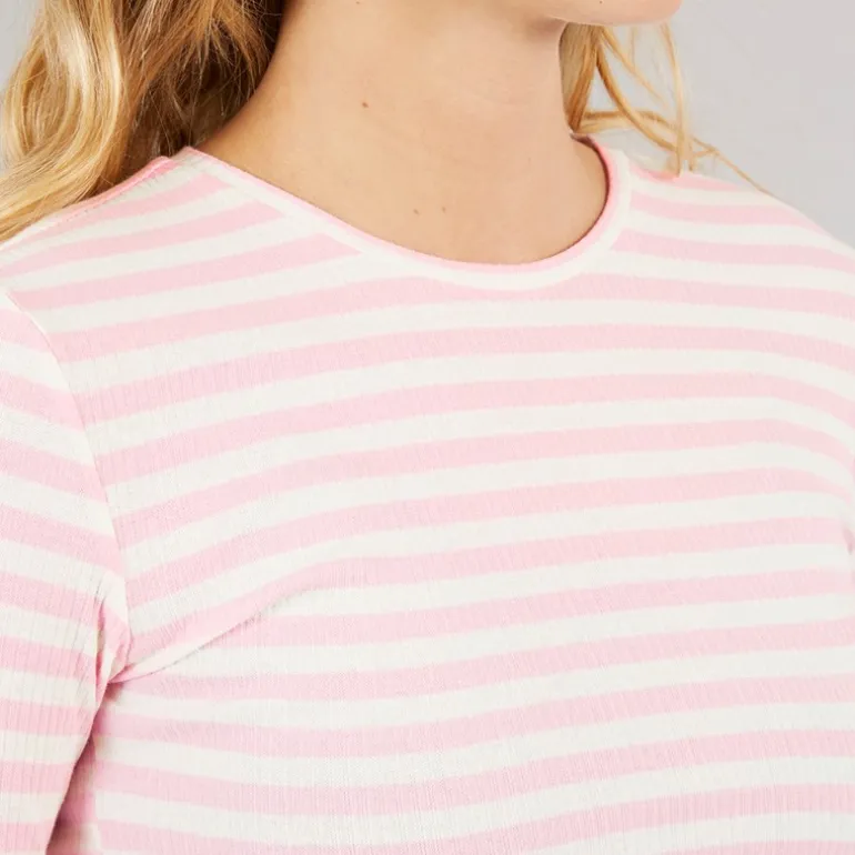 Dame Ruka Langærmet Top Roseate Spoonbill