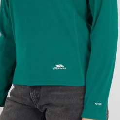 Dame Shiner 1/​2 lynlås Mikro Fleece Teal