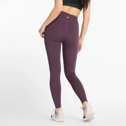 Dame Slanke NB Dry Højtaljede Tætsiddende Leggings Blomme Brun