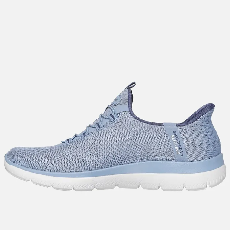 Dame slip-in Summits sneakers Blå