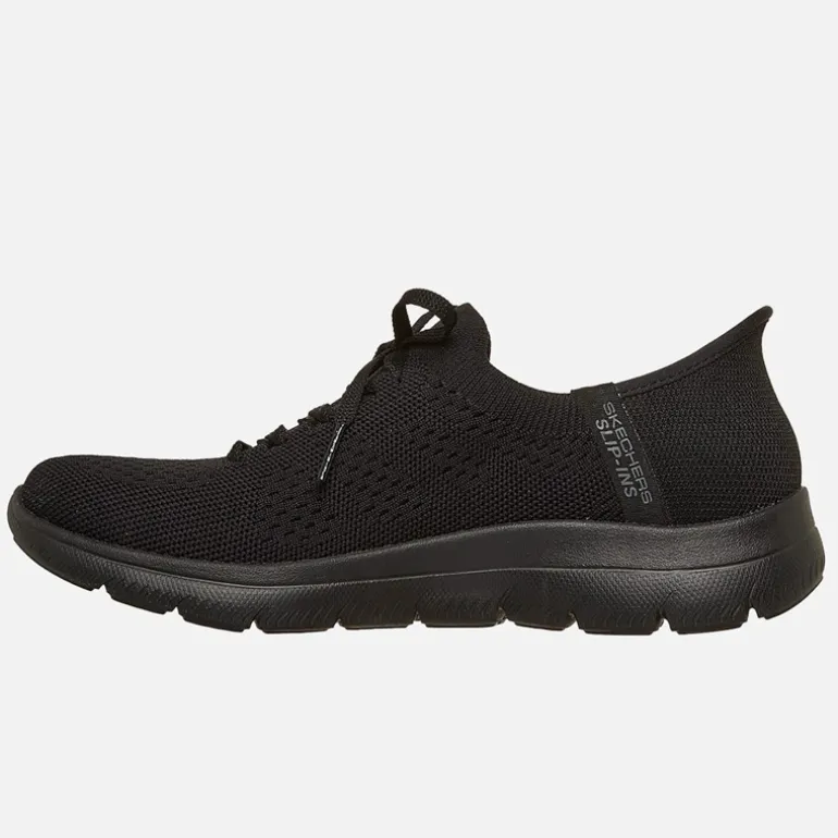 Dame Summits Slip in Nye Daglige Sneakers Sort
