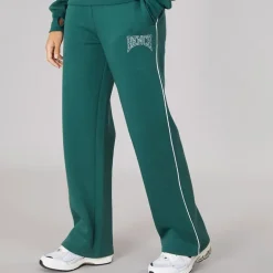 Dame Sura Bukser med vide ben, dyb smaragdgrøn