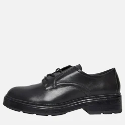 Dame Swelen Chunky Oxford Sko Sort