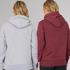 Dame To Pak Hættetrøjer Gråmeleret Cordovan