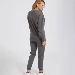 Dame Tracksuit Vasket Antracit