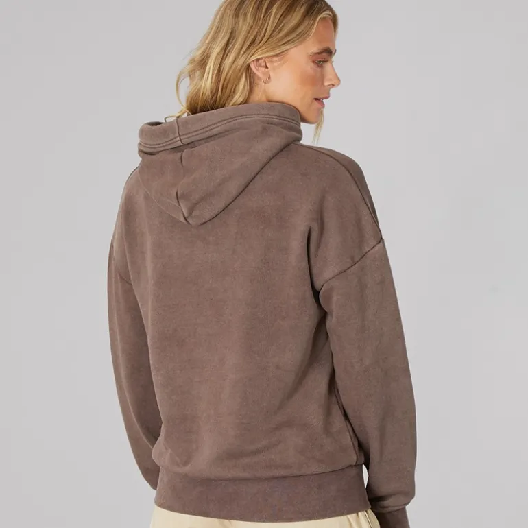 Dame Trait Hættetrøje Chokolade