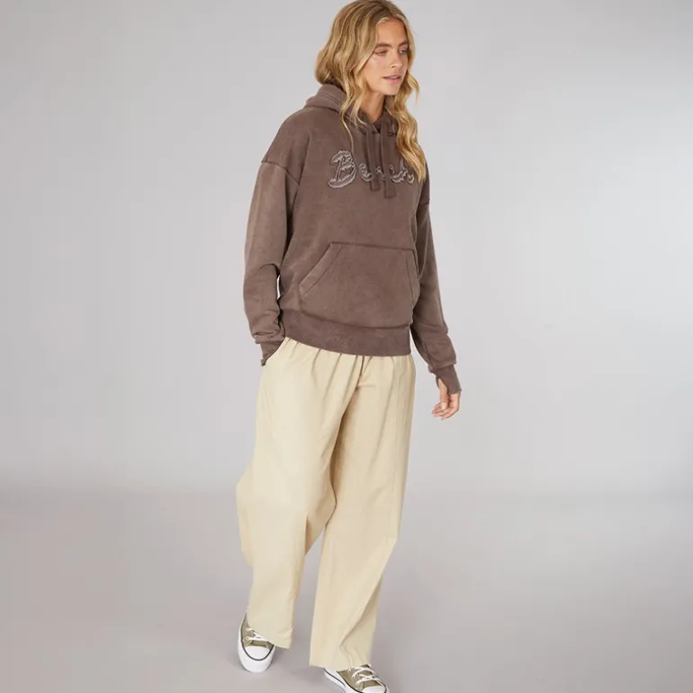 Dame Trait Hættetrøje Chokolade