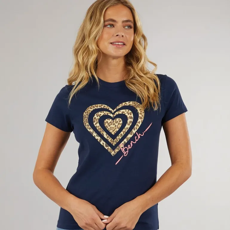 Dame Wildheart T-shirt Blå
