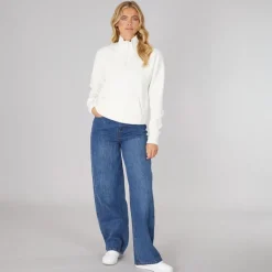 Dame Zilia Sweatshirt Vinter Hvid