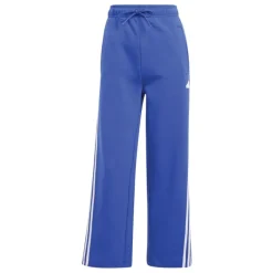 Damer Future Icons 3-Stripes Åben Kant 3/​4 Joggingbukser Semi Lucid Blå