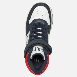 Drenge Boston Mid Træningssko Navy/​Rød