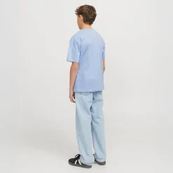 Drenge Caleb Varsity T-shirt Chambray Blå