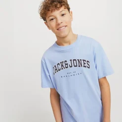 Drenge Caleb Varsity T-shirt Chambray Blå