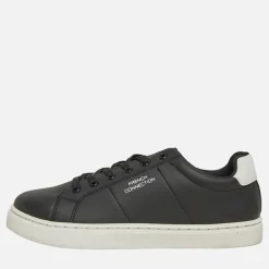 Drenge Contrast Heel Tennis Sneakers Sort