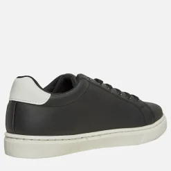 Drenge Contrast Heel Tennis Sneakers Sort