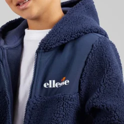 Drenge Enrique Sherpa Hættejakke Og Joggingbukser Navy