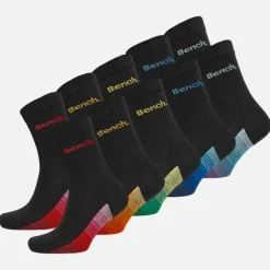 Drenge Freshy 10-pak Sokker Sort/​Multi