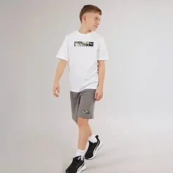 Drenge Grafik Camo Shorts Cast Iron