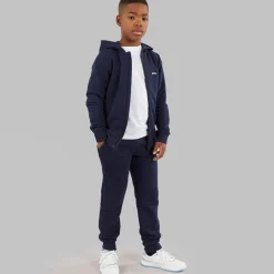 Drenge Hættetrøje Og Joggingbukser Træningsdragt Sæt Navy