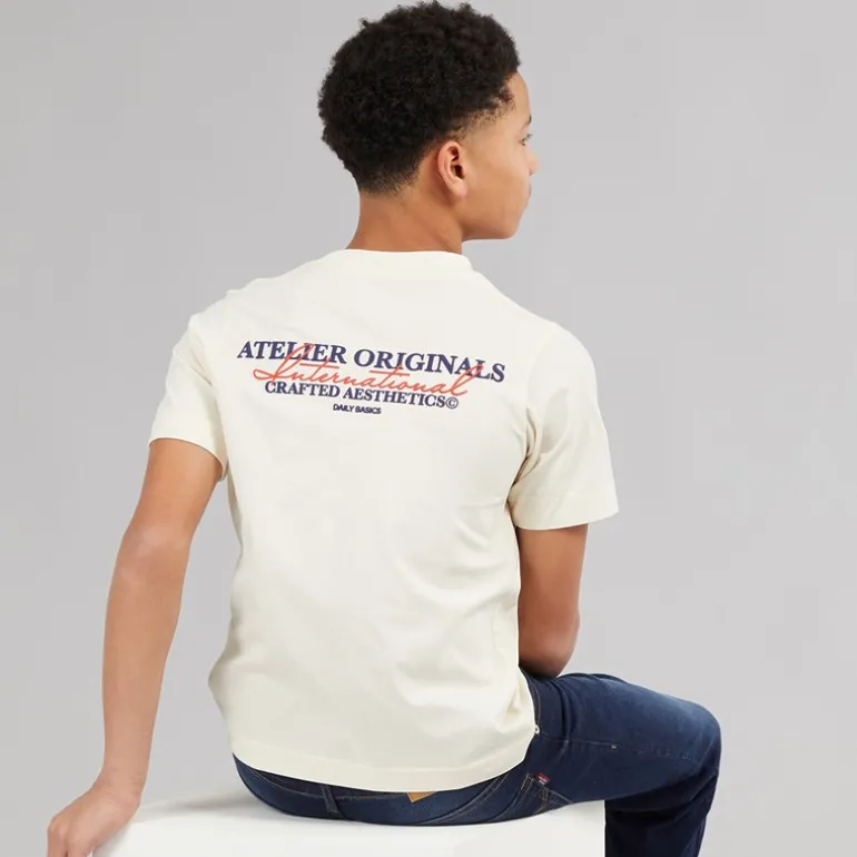 Drenge Islington T-shirt Antique White