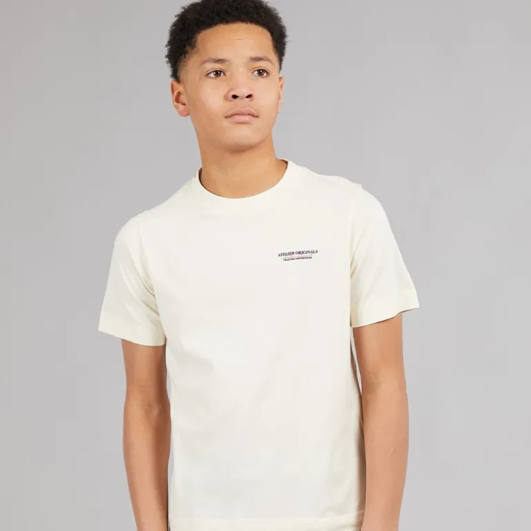 Drenge Islington T-shirt Antique White