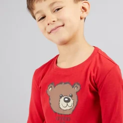 Drenge langærmet T-shirt Spicy Red