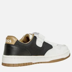 Drenge Logo Velcro Sko Hvide