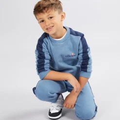 Drenge Orion Sweatshirt Og Joggingbukser Blå