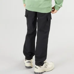 Drenge Ripstop Cargo Bukser med Elastik Z865 Jet Sort