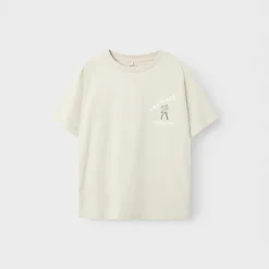 Drenge Saldur T-shirt Brown Rice