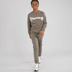 Drenge Sig Ape Crew Træningssæt Mørkegrå