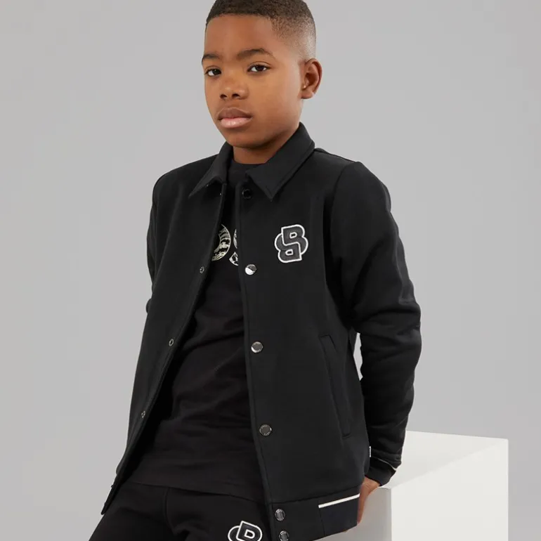 Drenge skjorte jakke Sort