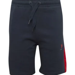 Drenge Sliced Side Shorts af jerseystof Blå