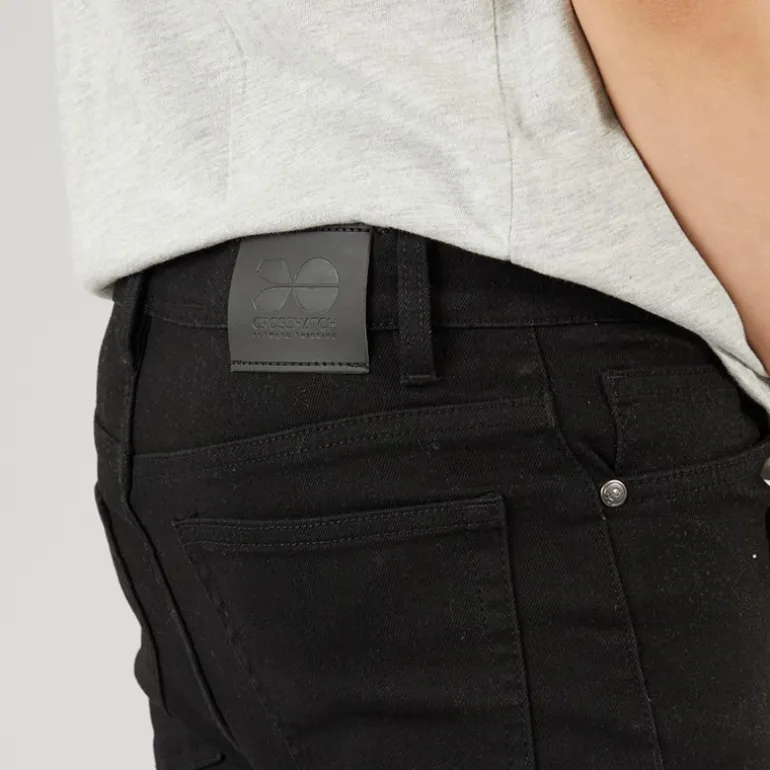 Drenge slim jeans sort