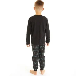 Drenge Spilere Sover Aldrig Pyjamasæt Sort