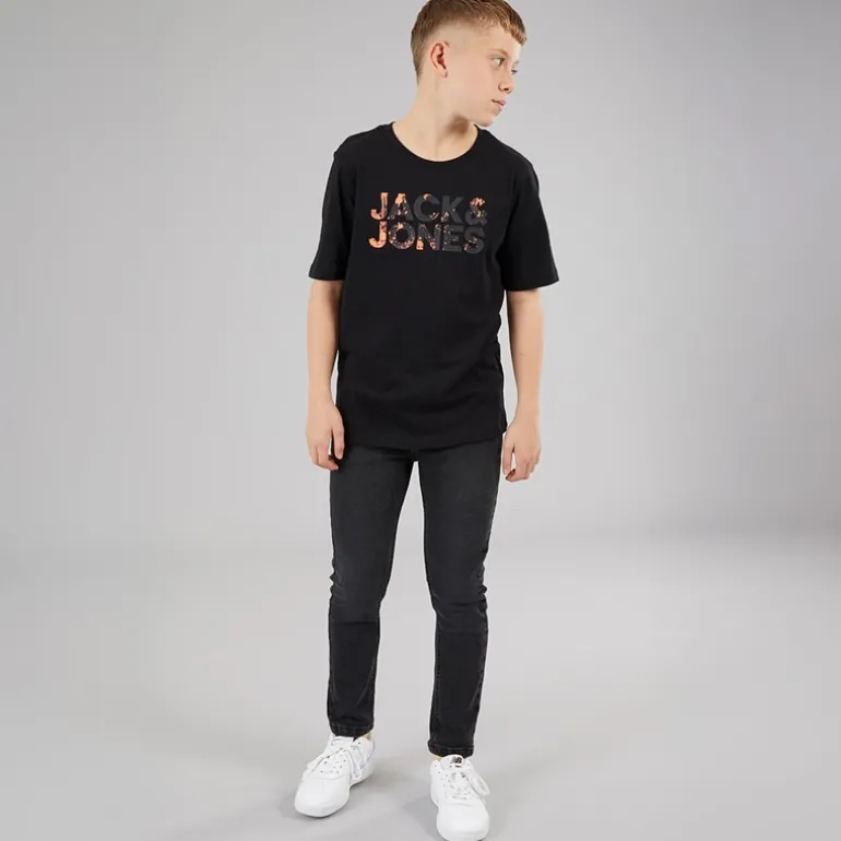 Drenge Splash Corp Logo T-shirts Sort