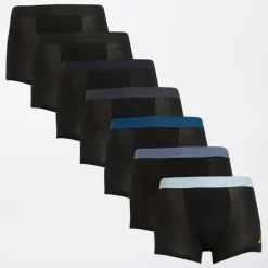 Drenge Syv Pak Boksershorts Sort Multi