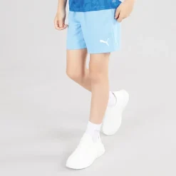 Drenge teamRISE Trænings Shorts Team Lyseblå /​ Hvid