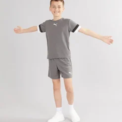 Drenge teamRISE Træningstrøje Smoked Pearl /​ Sort /​ Hvid