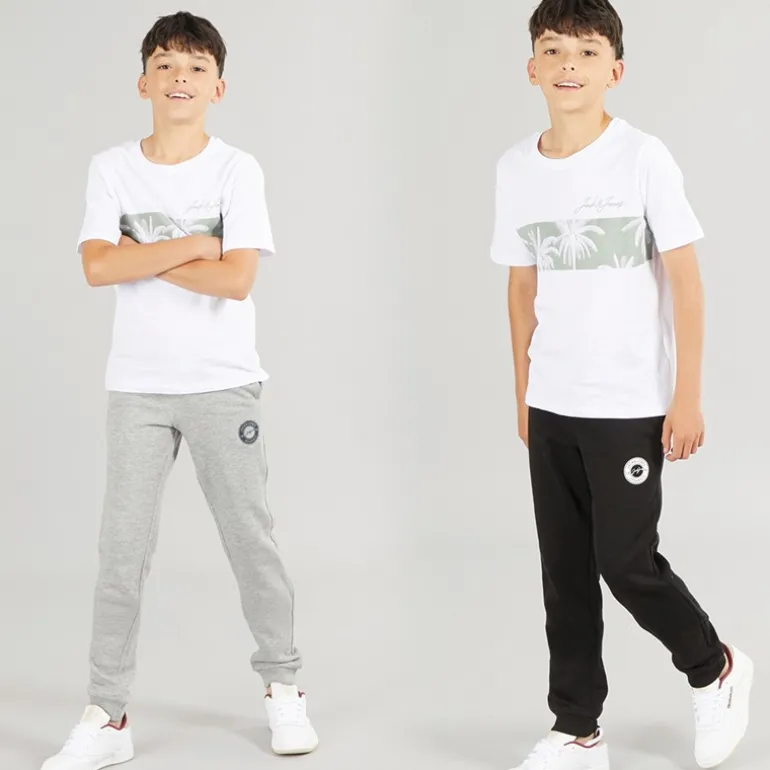 Drenge Thomas Joggingbukser 2-pak Lys grå Melange/Sort